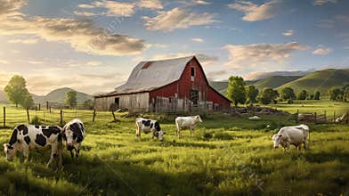 chicken farm barn animals