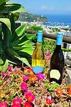 summer wine on the sea Italy