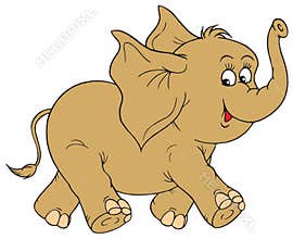 Elephant (vector clip-art)