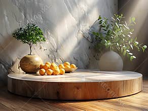 Kitchen background top counter interior wood blur home wooden empty room light white. Top kitchen product background