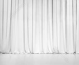White curtain or drapes background