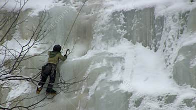 Hand turning ice screw