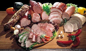 Still meat and sausage
