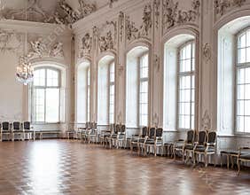 Great hall in Rundale palace