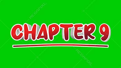 Chapter 9 3d text Animation motion graphics pop up