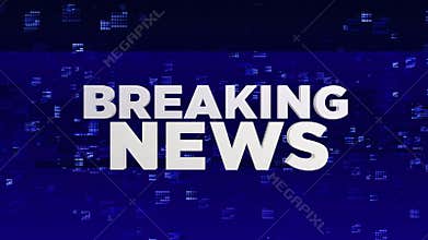 BREAKING News Transition Alpha channel