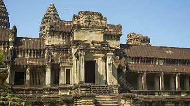 Ruins of ancient temple in Cambodia. Angkor Wat