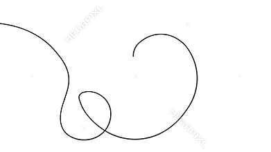 Minimal stomach continuous line animation