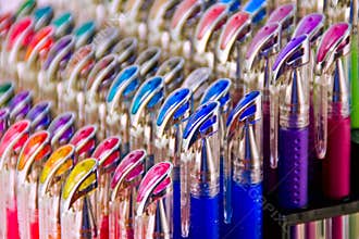 Colourful Gel Pens
