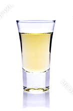 Tequila or whiskey shot