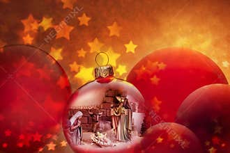 Christmas Nativity Scene Ornaments Jesus Birth