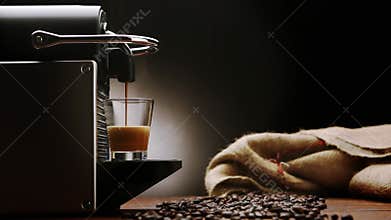 Coffee Machine for Italian Espresso -HD cinemagraph