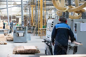 Wood processing plant
