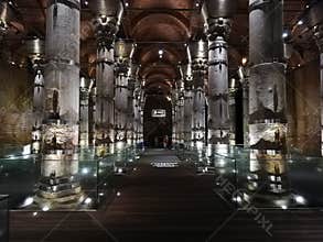 Serefiye Cistern in Ä°stanbul, Turkey