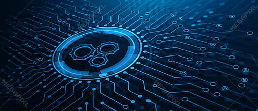 Automation Software Technology Process System Business concept