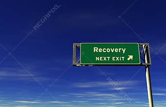 Recovery - Freeway Exit Sign