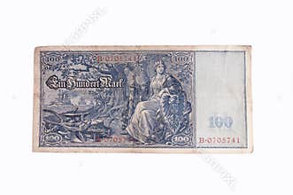 Old German bank note