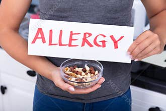 Woman Suffering From Allergy