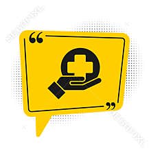 Black Cross hospital medical icon isolated on white background. First aid. Diagnostics symbol. Medicine and pharmacy