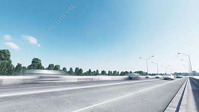 Construction new buildings. Timelapse of construction city, 3d visualization