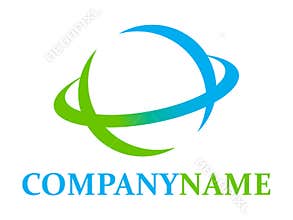 Globe logo and icon element