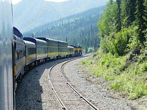 Alaska Railroad Denali Star passenger train