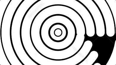 Abstract white circle pattern for transition