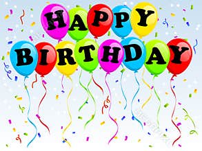 Happy Birthday Balloons