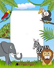 African Animals Photo Frame [4]