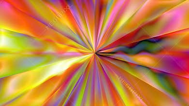Abstract wavy trippy psychedelic tunnel of creation - 4K seamless loop motion background animation