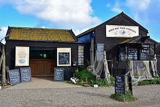 Sole Bay Fish Company Shop, Southwold Harbour, Suffolk, UK