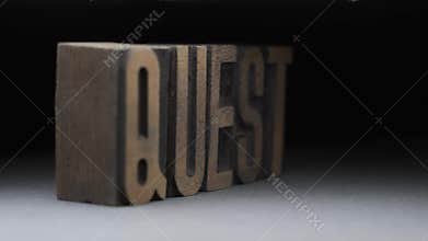 QUEST word opening