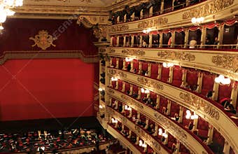 La Scala opera house in Milan, Italy