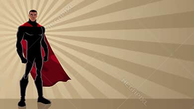 Superhero Black Ray Light