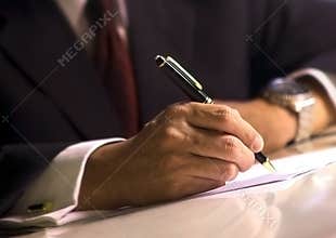 Signing document