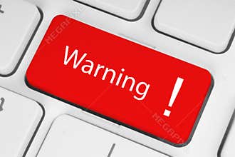 Red warning button