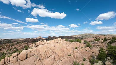 Granite Rocks, Boulders, and Cliffs in Northern Arizona