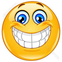 Big smile emoticon