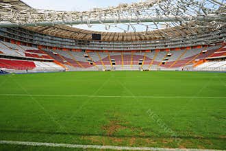 Lima Peru,new architecture of the field foodball soccer stadium- called national stadium
