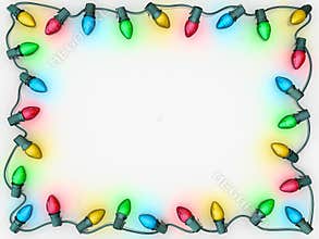 Christmas Lights Border