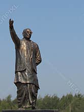 Granite statue of a polician and leader