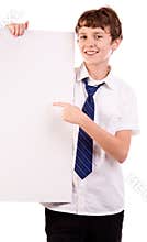 Student blank sign