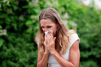 Allergic Nose And Pollen Allergy