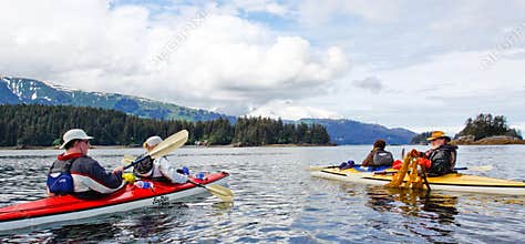 Kayaking for Lunch Kachemak Bay Alaska