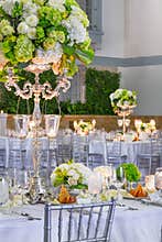 Wedding Table Preparations