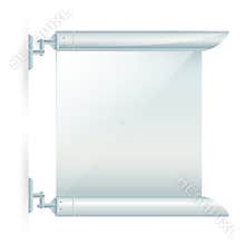 Advertising wall frame
