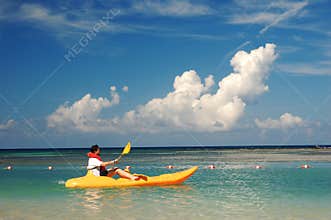Men on kayak