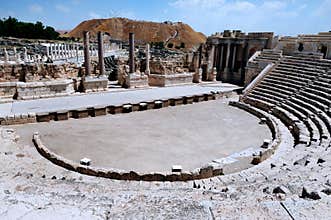 Ancient Beit Shean Amphitheatre