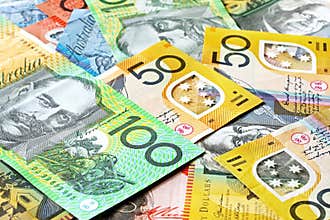 Australian Money Background