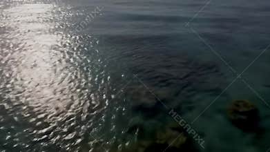 Sunlit Ocean Surface